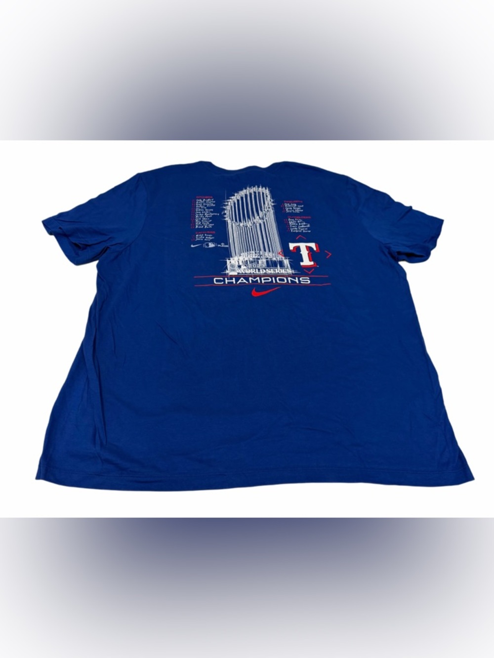 Nike Men’s Tee Blue XXL 2023 World Series Champions T NWT‎ - Picture 3 of 4
